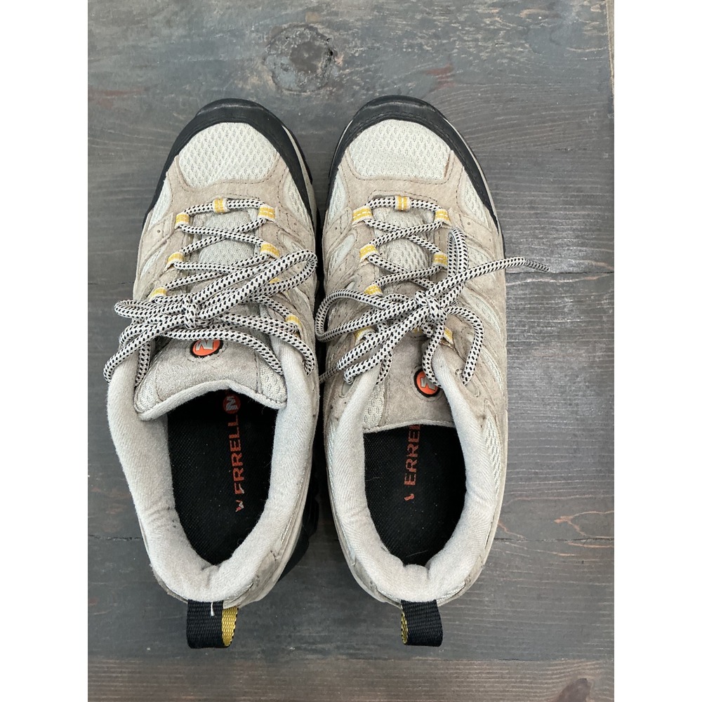 Merrell Moab Women's Hiking Shoes Taupe Suede Mesh Trail Size 7.5 - Picture 5 of 10